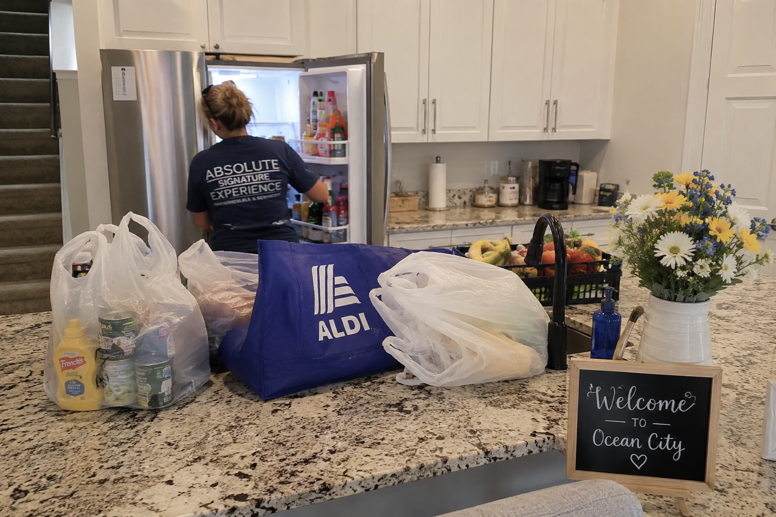 Grocery Pick up and Stocking Service 