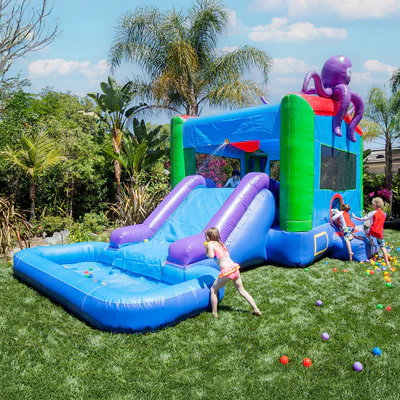 Octopus water slide