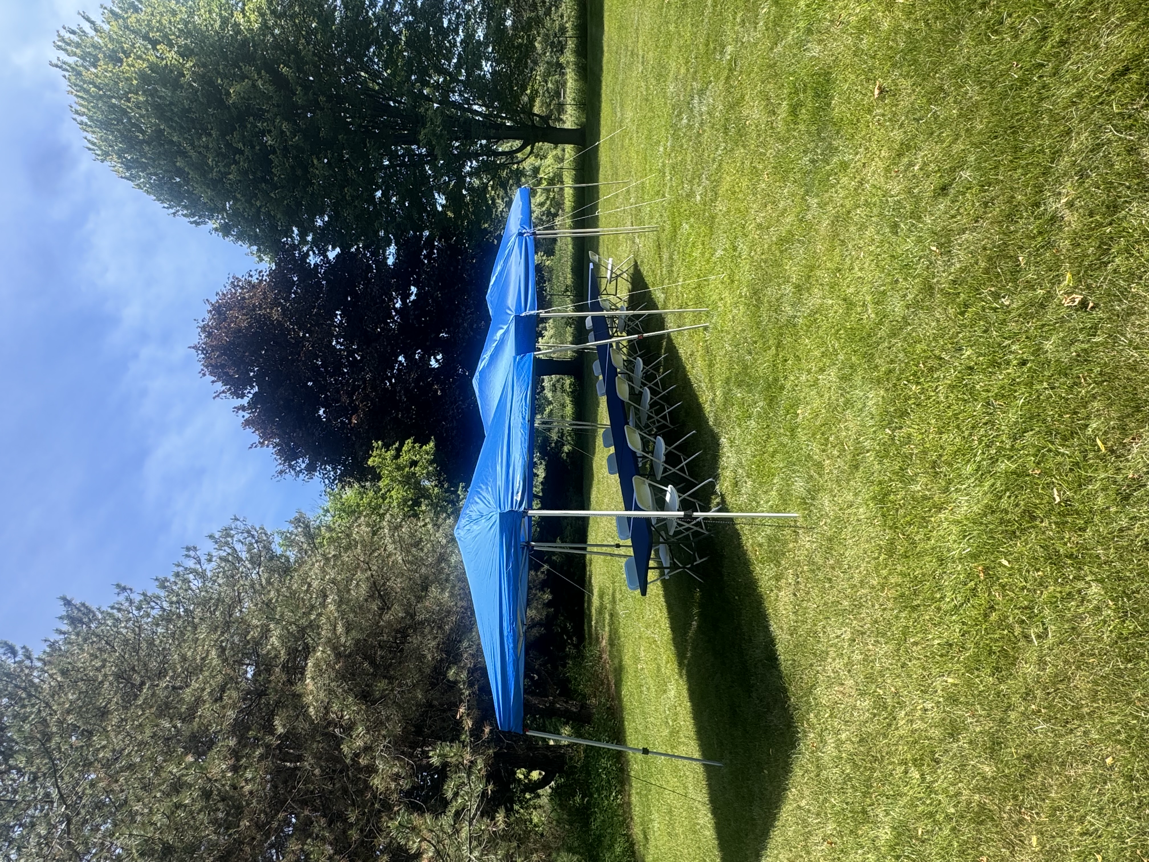 10x10 Blue Tents