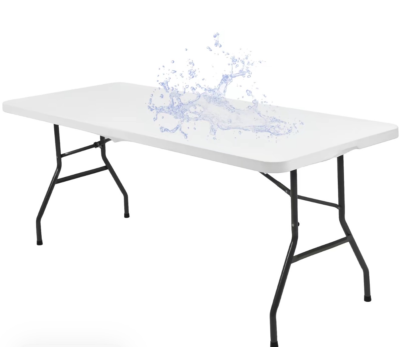 Fitted Table Cloths White 