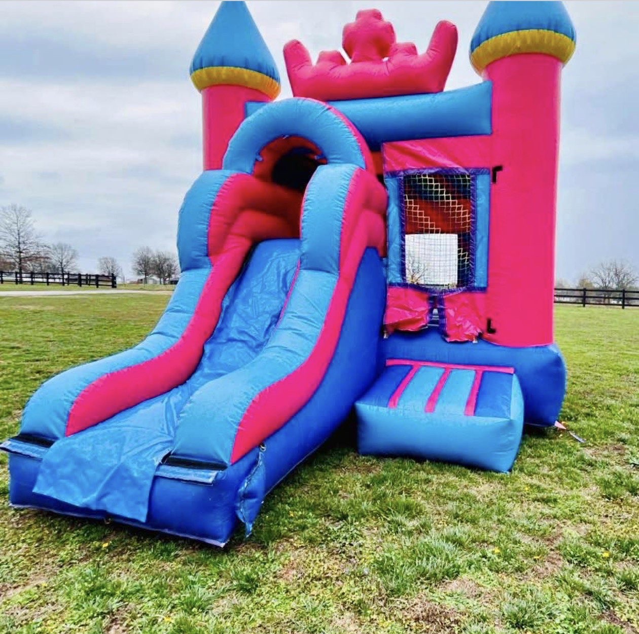Princess Castle Combo Bounce House
