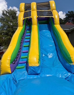 20ft  Double Dip Dry Slide 
