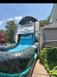 🪖 Camouflage Army-Themed Dry Slide 🇺🇸