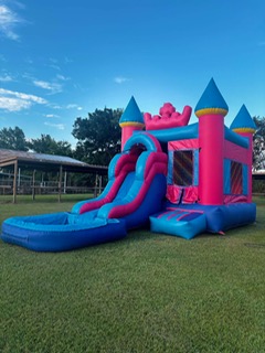 Wet Princess Castle Combo Bounce House