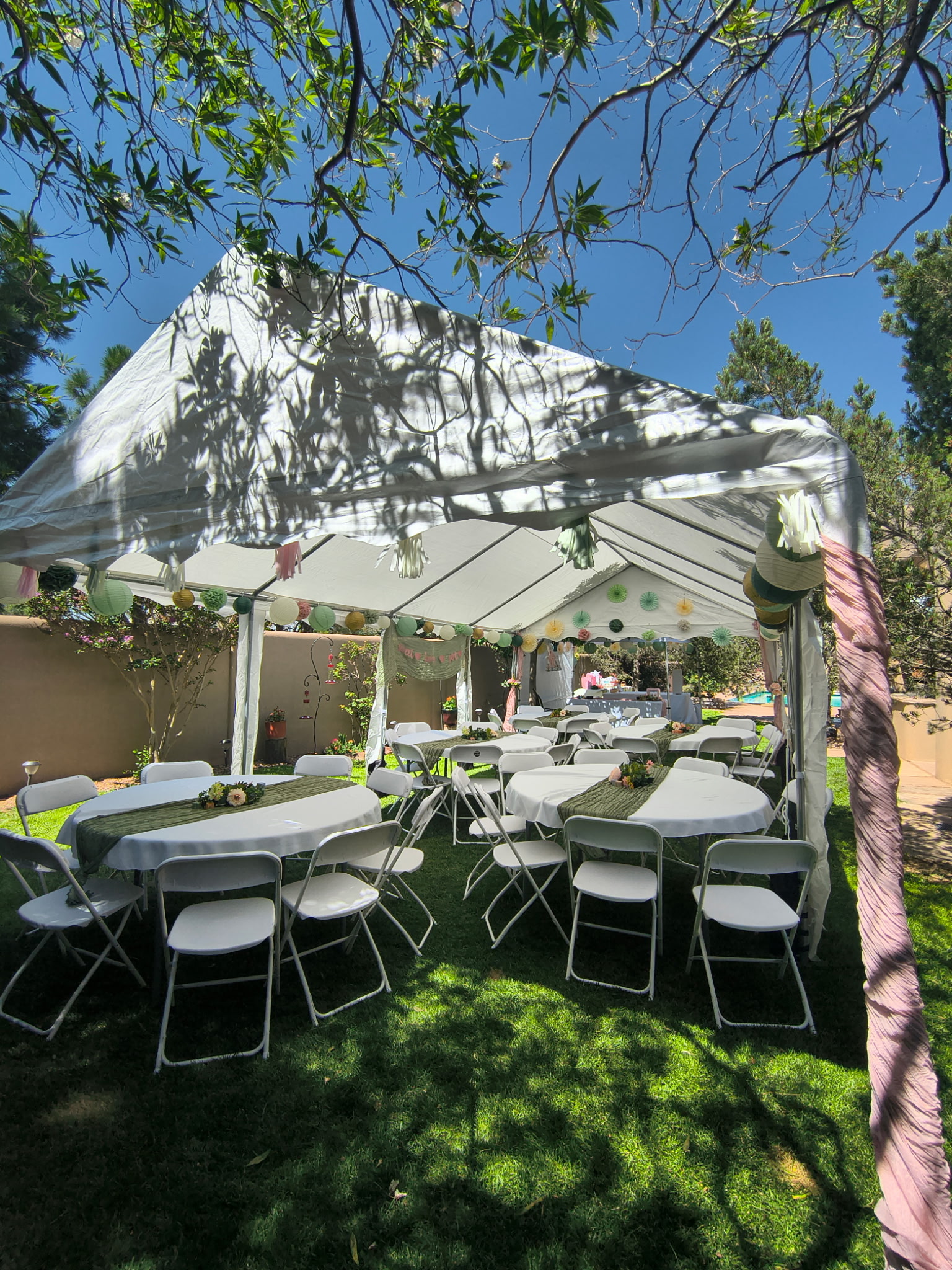 13x23’ Canopy Tent with sidewalls 