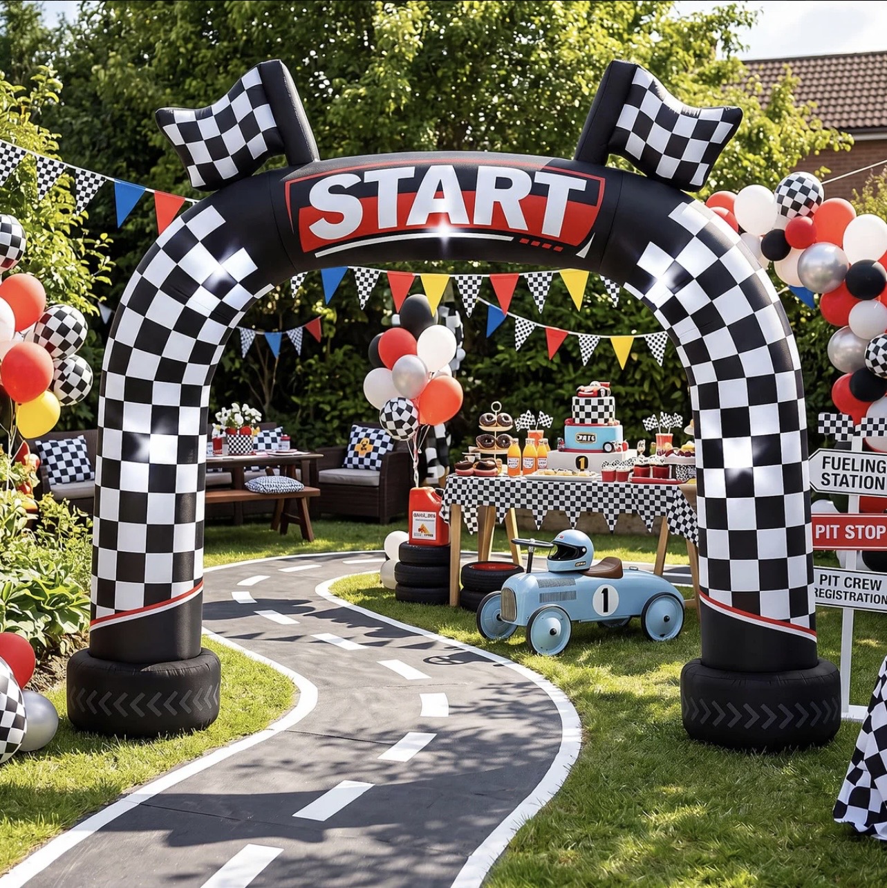 Inflatable Race Car Arch 