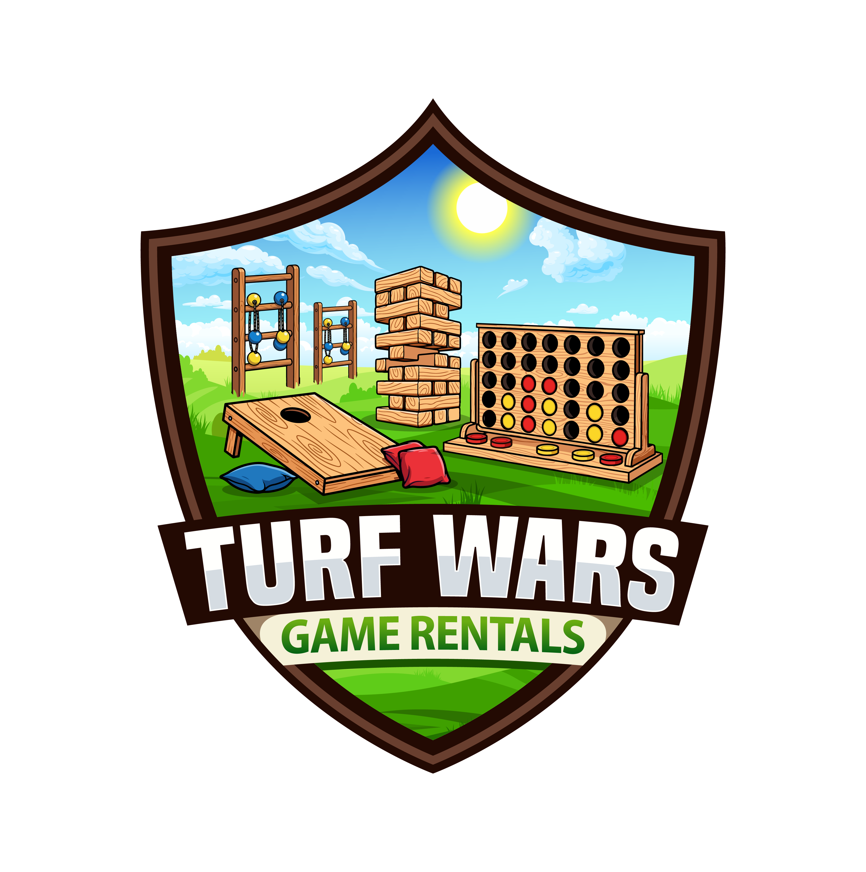 Giant Custom Turf Wars Toppling Tower
