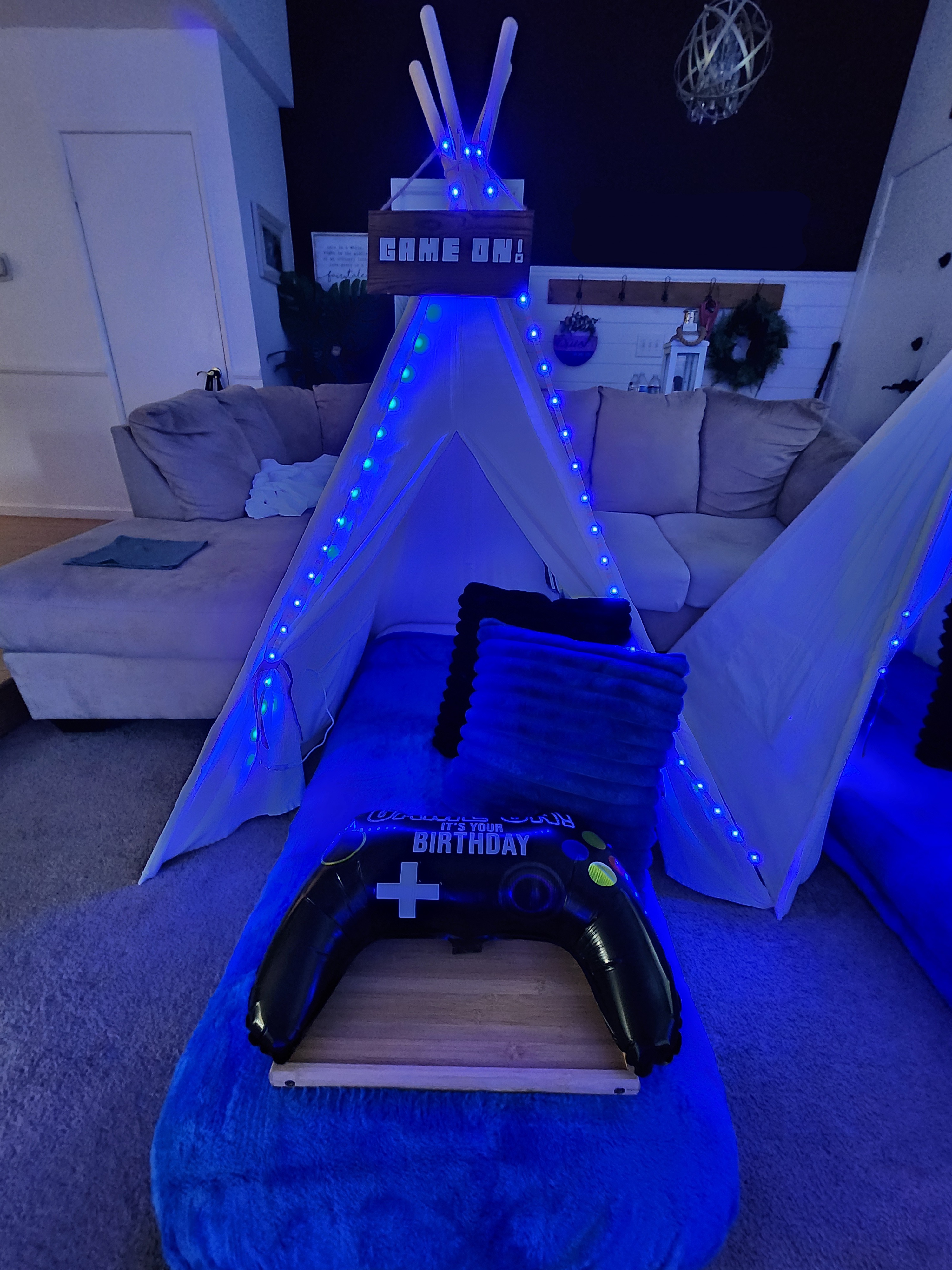 Blue Game Time Teepee