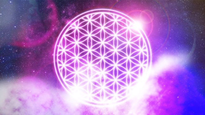 Flower Of Life Geometric Pattern