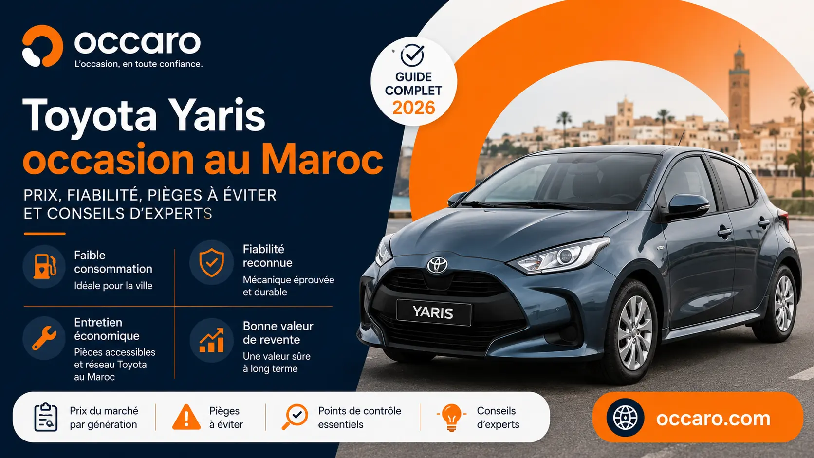 Toyota Yaris occasion au Maroc : fiabilité, prix et pièges à éviter