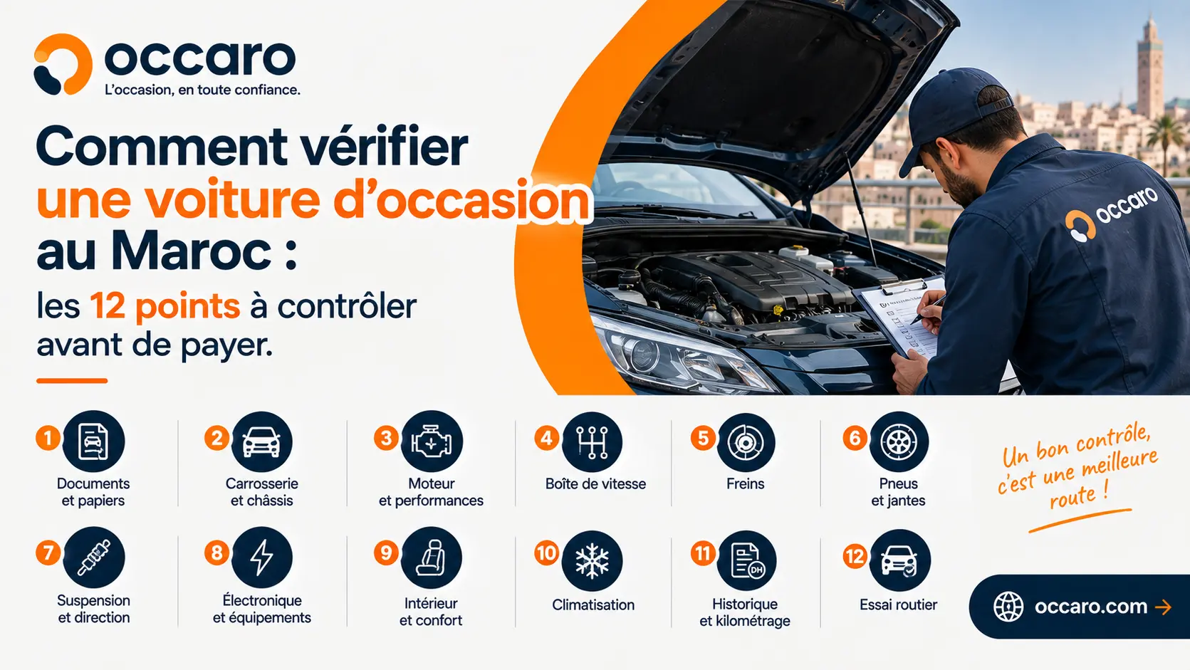 Comment vérifier une voiture d'occasion au Maroc : les 12 points à contrôler avant de payer