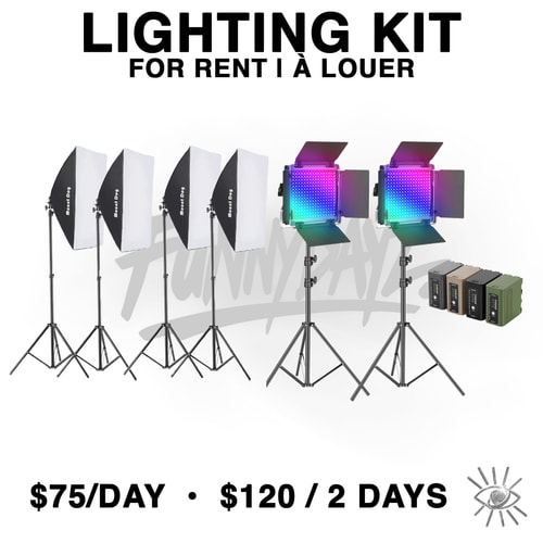 Kit Eclairage - RGB + Softbox - image 1