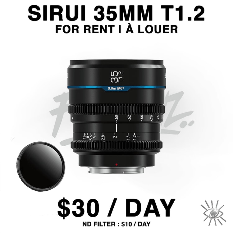 Lens Sirui Nightwalker 35mm