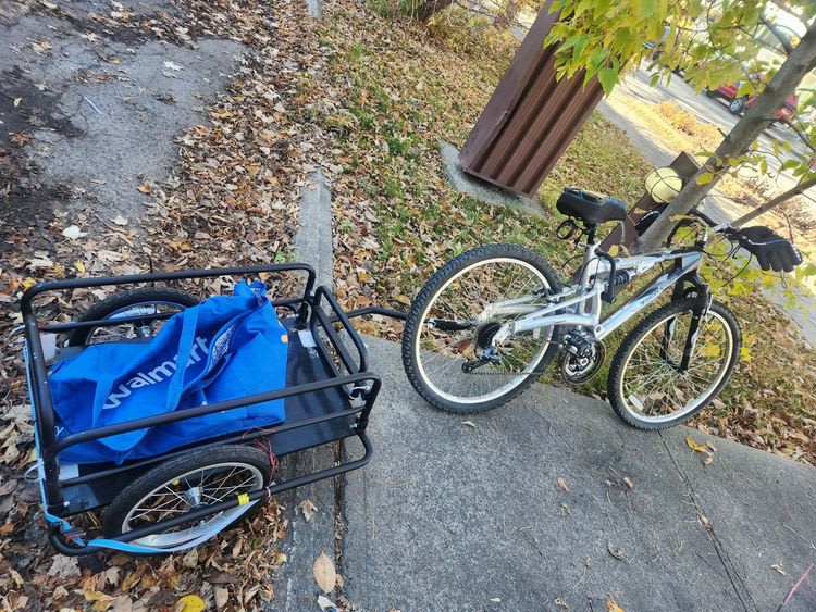 Remorque de vélo cargo