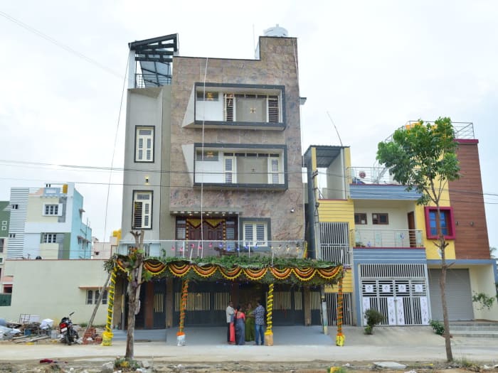 Completed house in Hoskote built by HoskoteConstruction