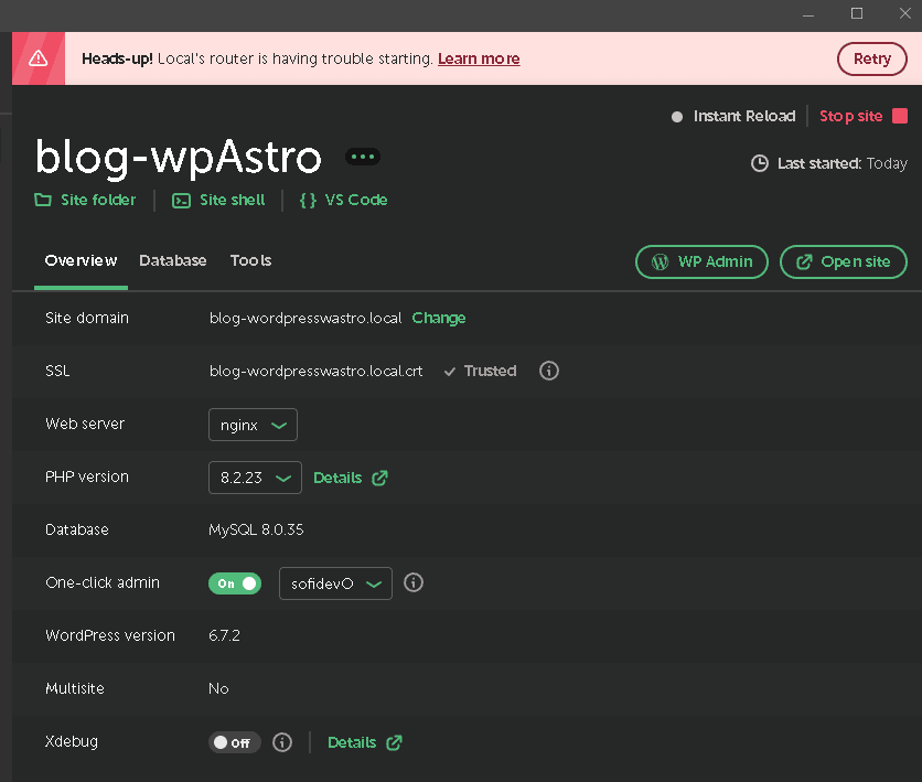 WordPress Local no funciona (Solución)
