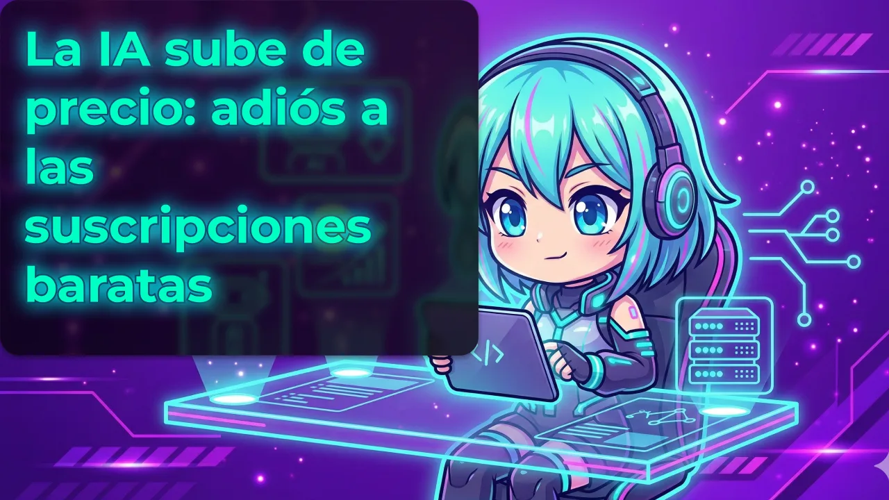 La IA sube de precio: adiós a las suscripciones baratas