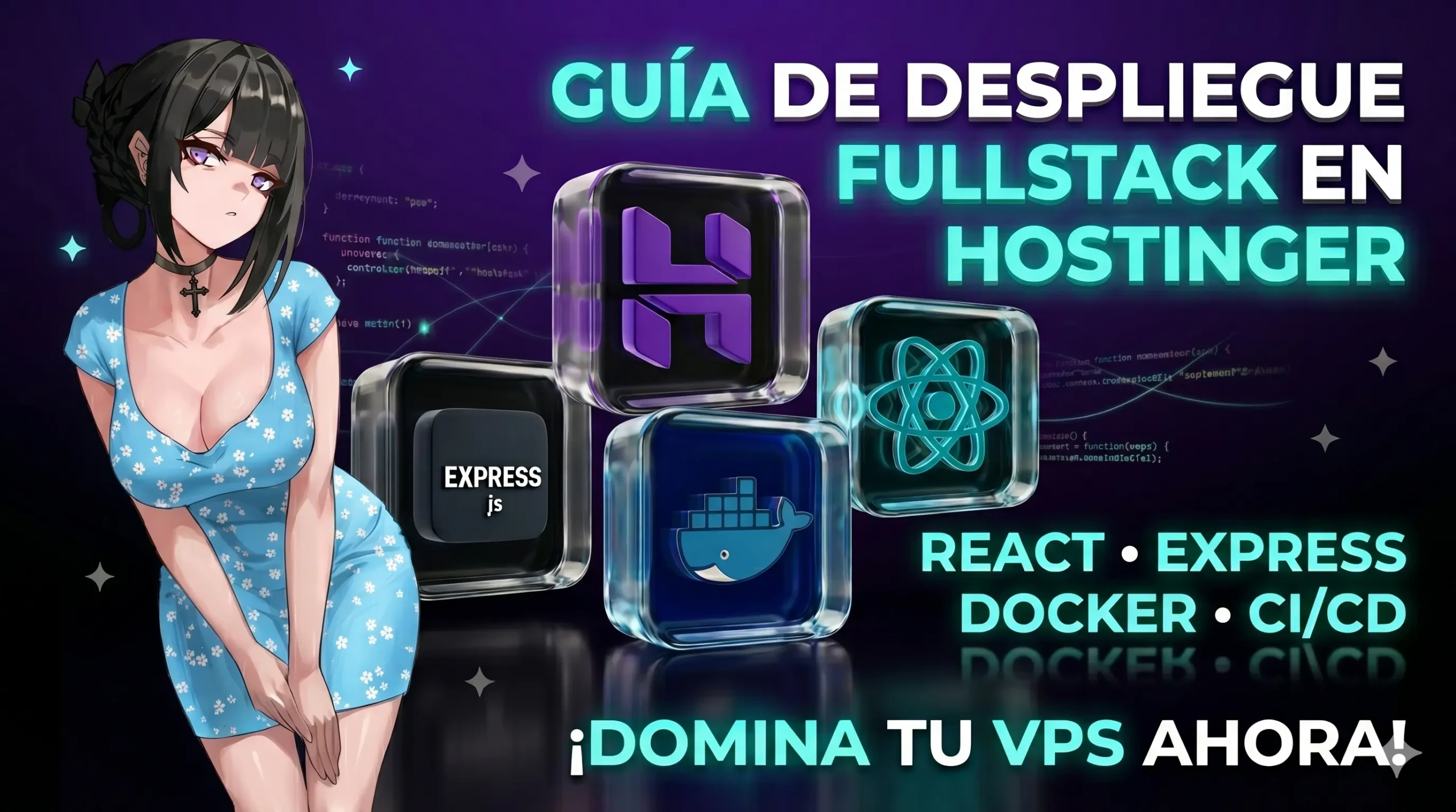 Guía Fullstack  VPS de Hostinger: React, Express, Docker y CI/CD