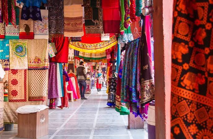 Bapu Bazar street food area in Jaipur, explored on Thela Khojo