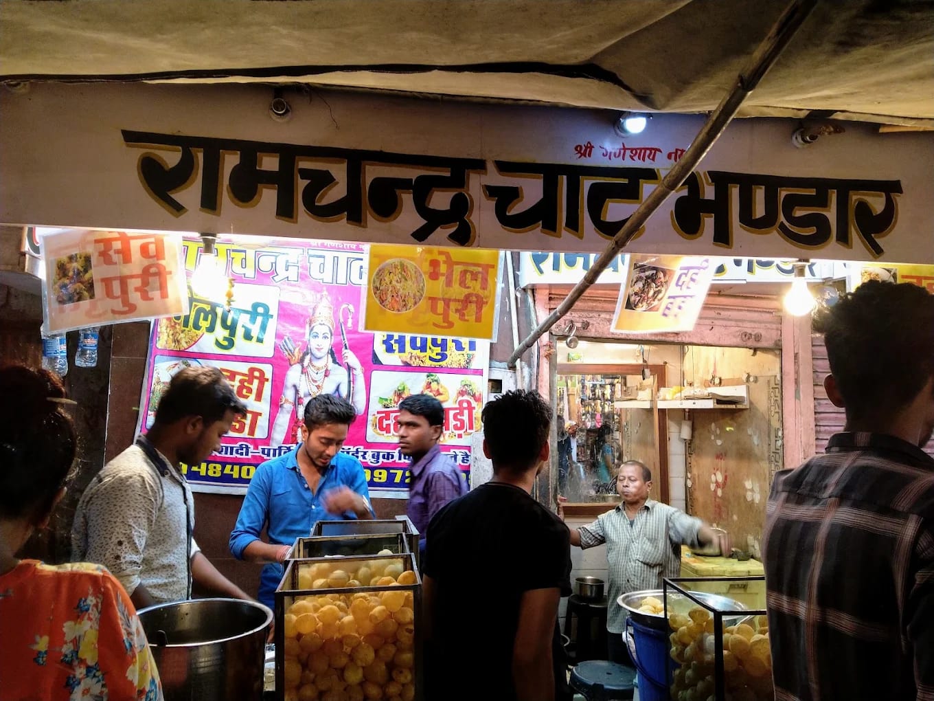 Ramchandra Chaat Bhandar - stop on a Thela Khojo food trail