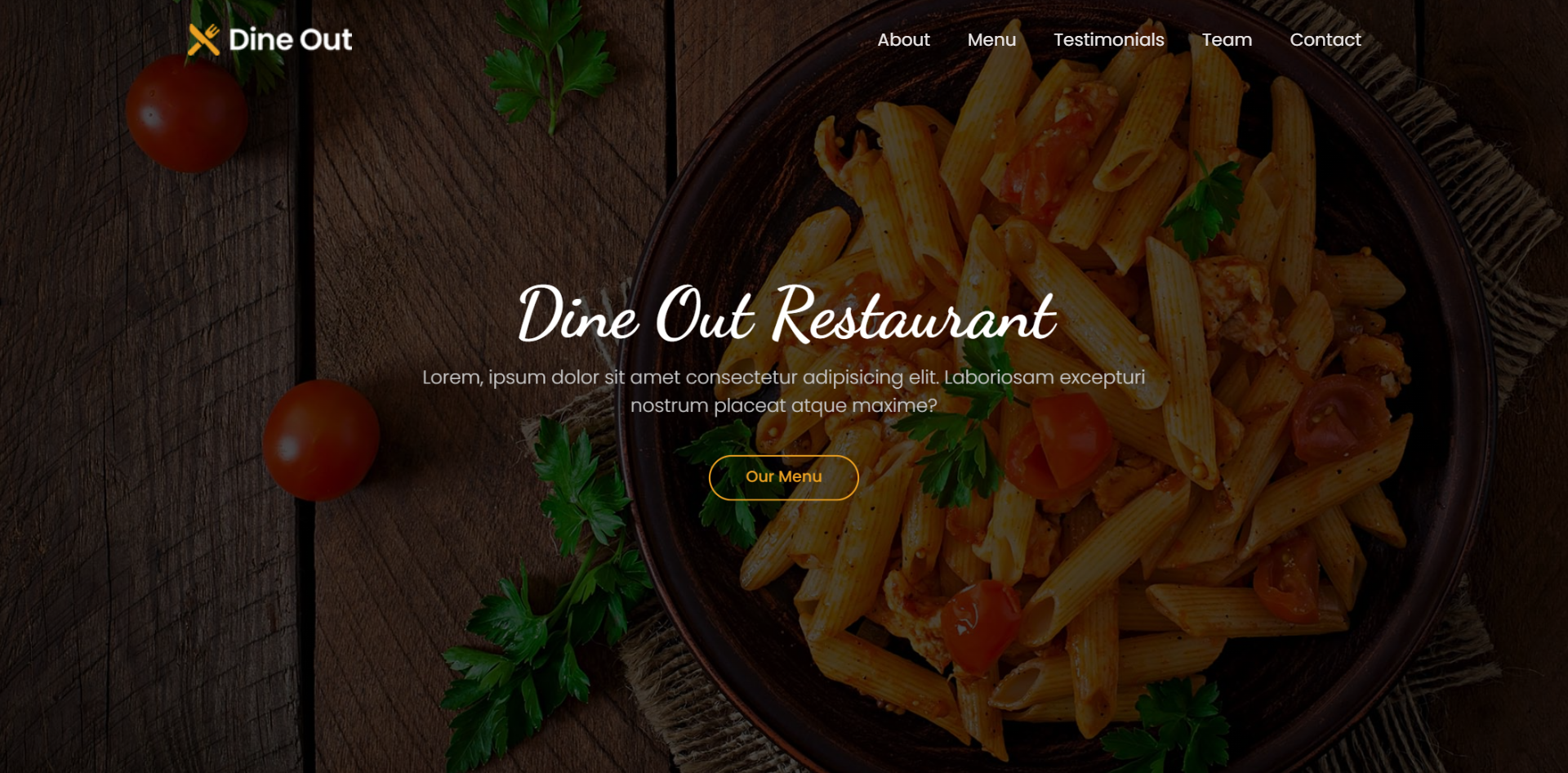 Dine Out project preview