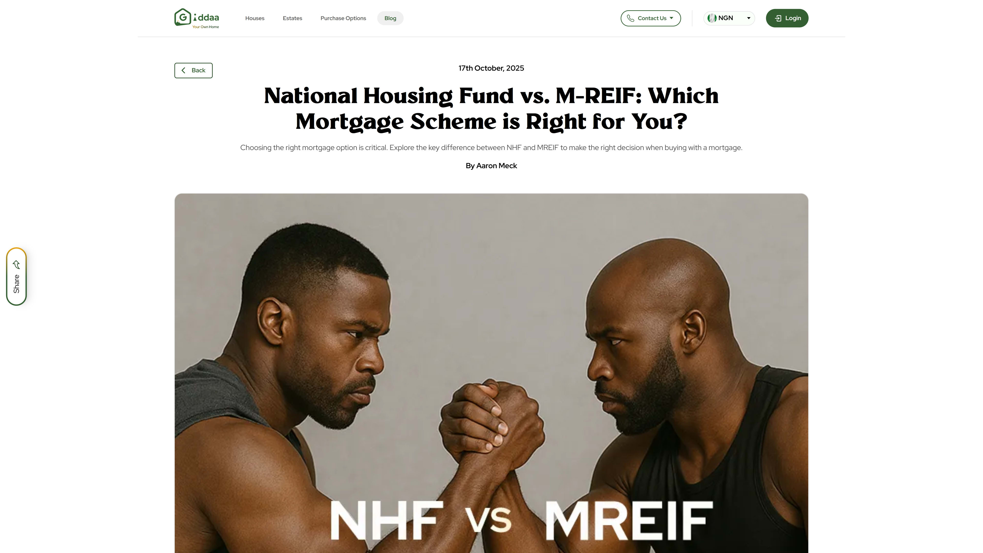 Giddaa Housing: Blogs Screenshot 3