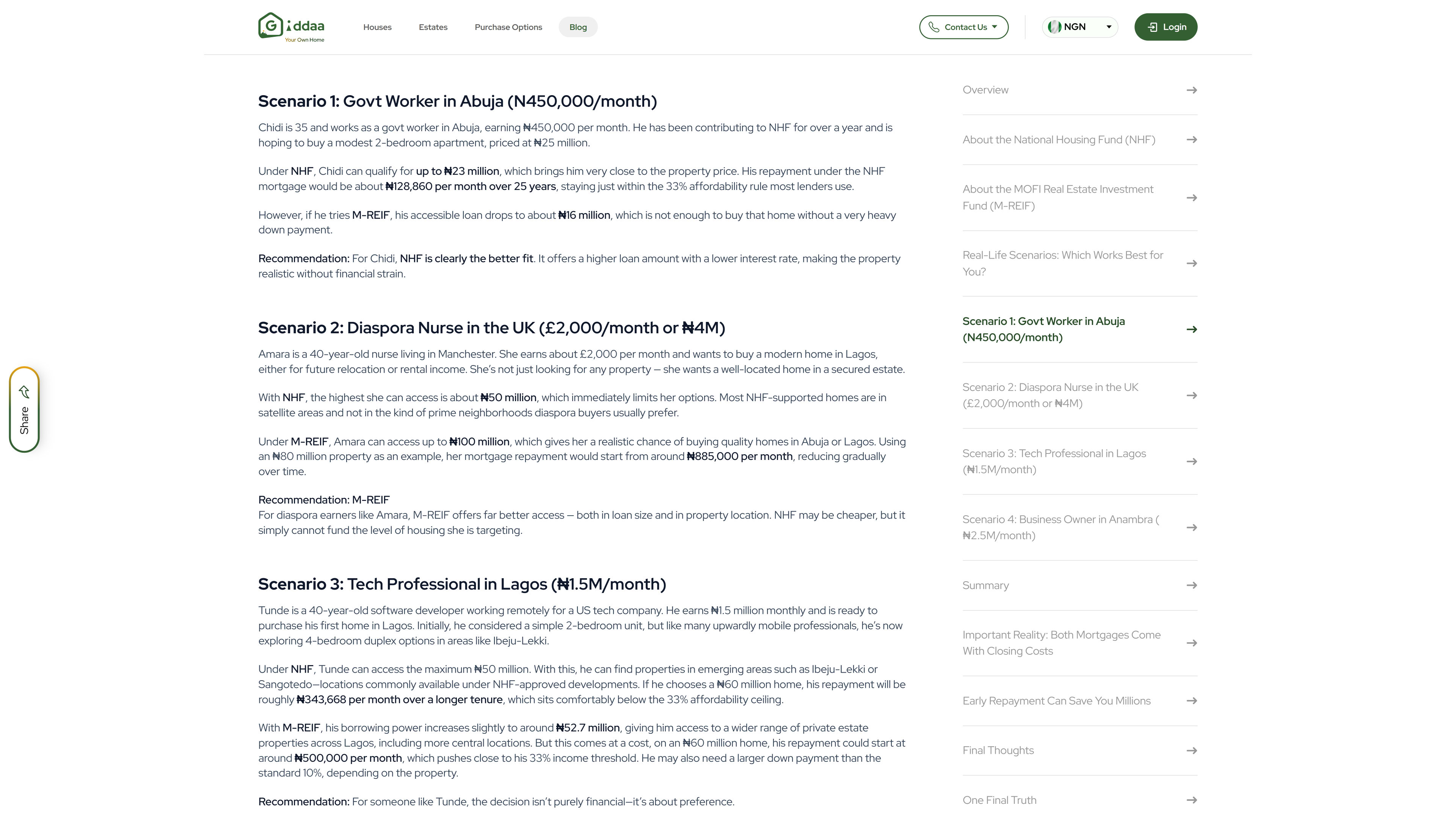 Giddaa Housing: Blogs Screenshot 4
