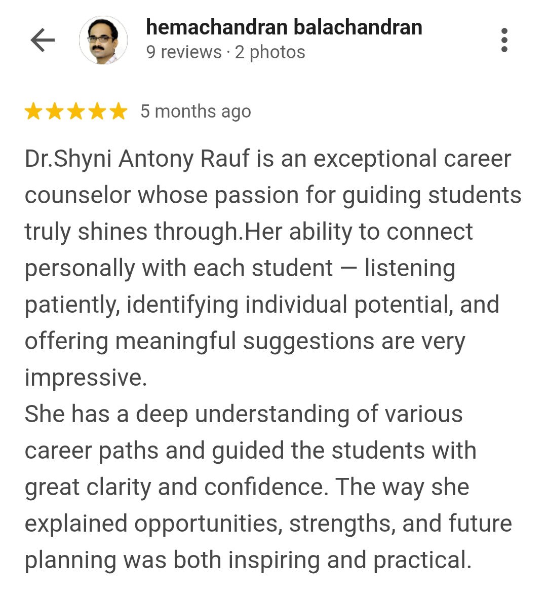 Review by Hemachandran
