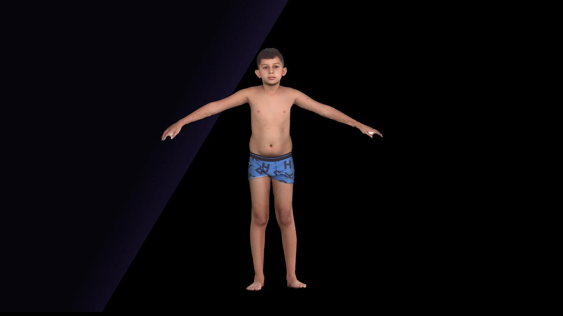 Raw A Pose Scan | 3D Model Timbo Underwear