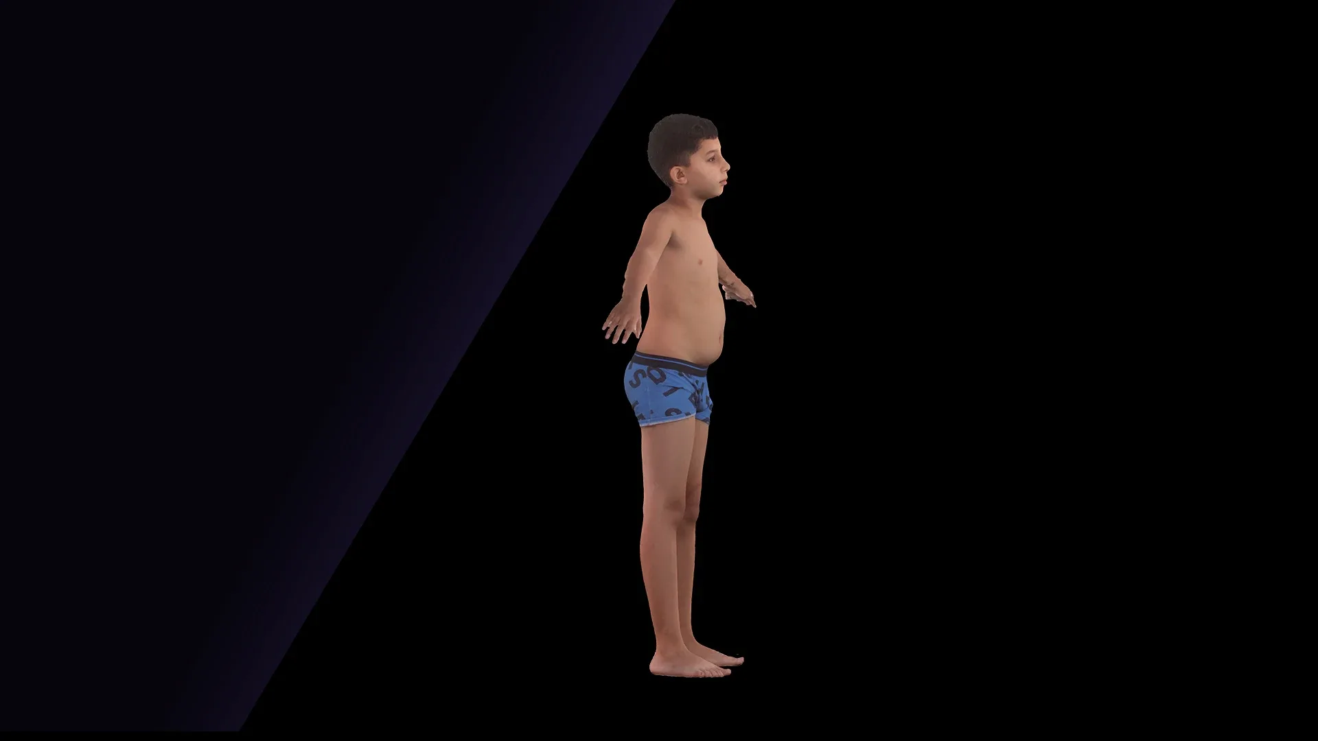 Raw A Pose Scan | 3D Model Timbo Underwear