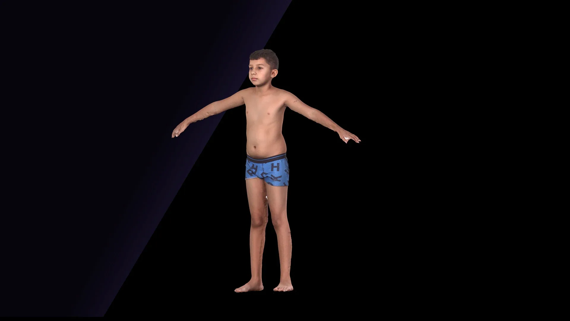 Raw A Pose Scan | 3D Model Timbo Underwear