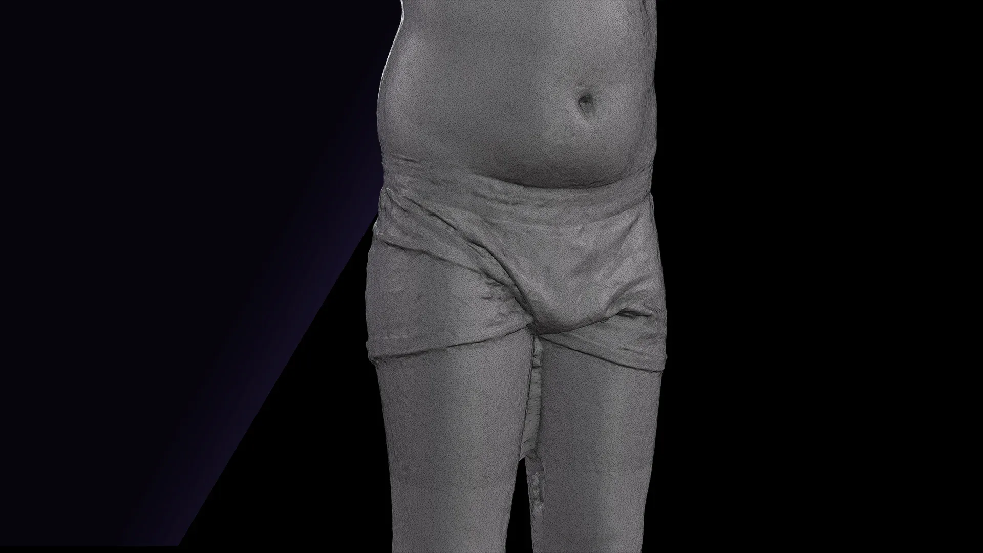 Raw A Pose Scan | 3D Model Timbo Underwear