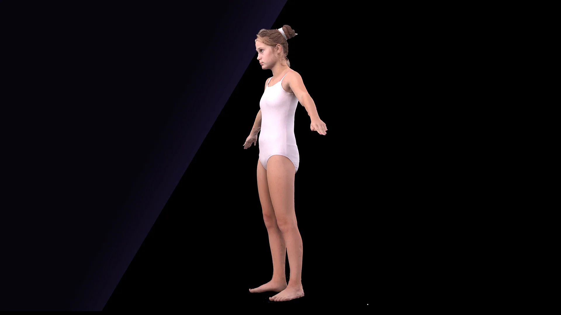 Raw A Pose Scan | 3D Model Isla Underwear