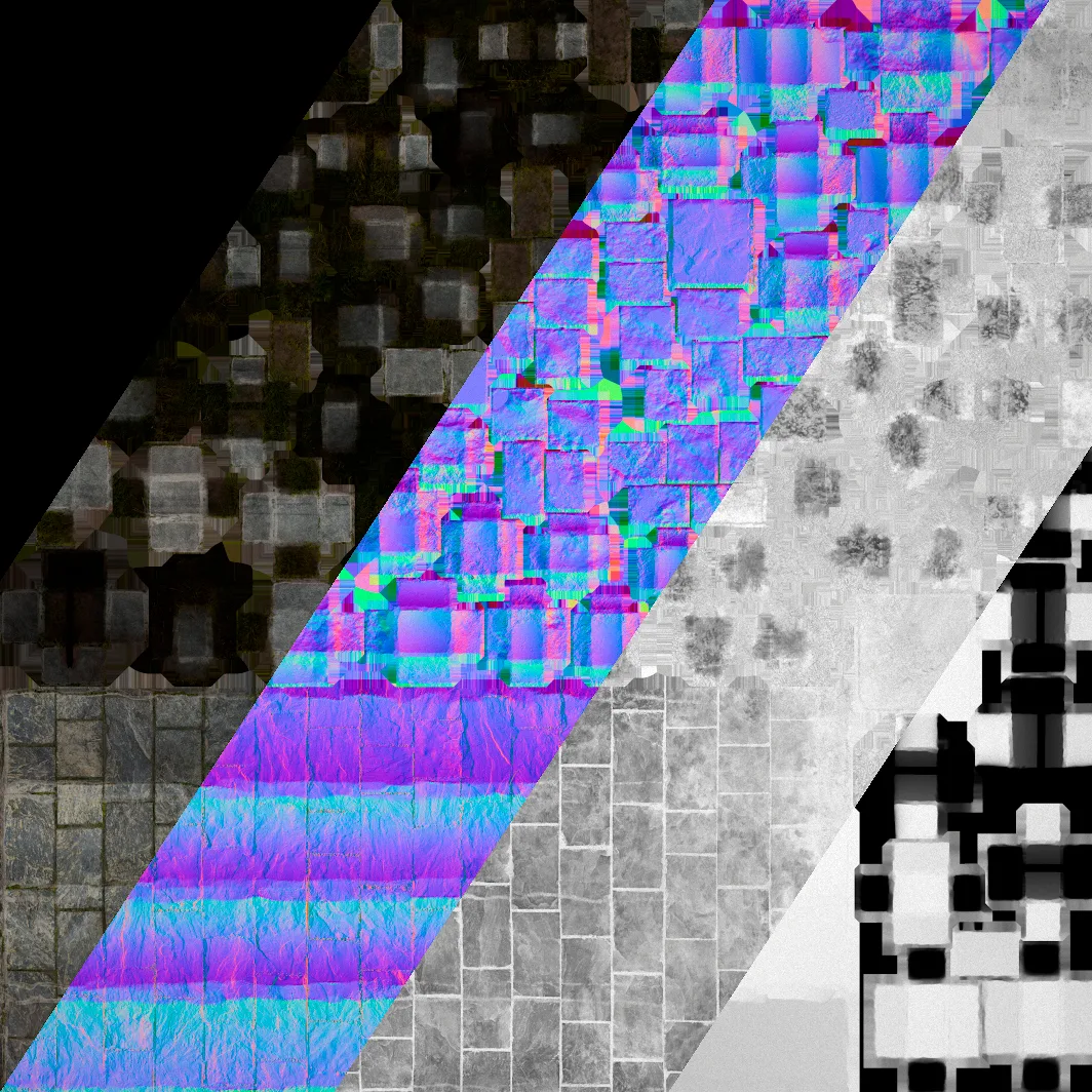 Medieval Prison Bars with Door