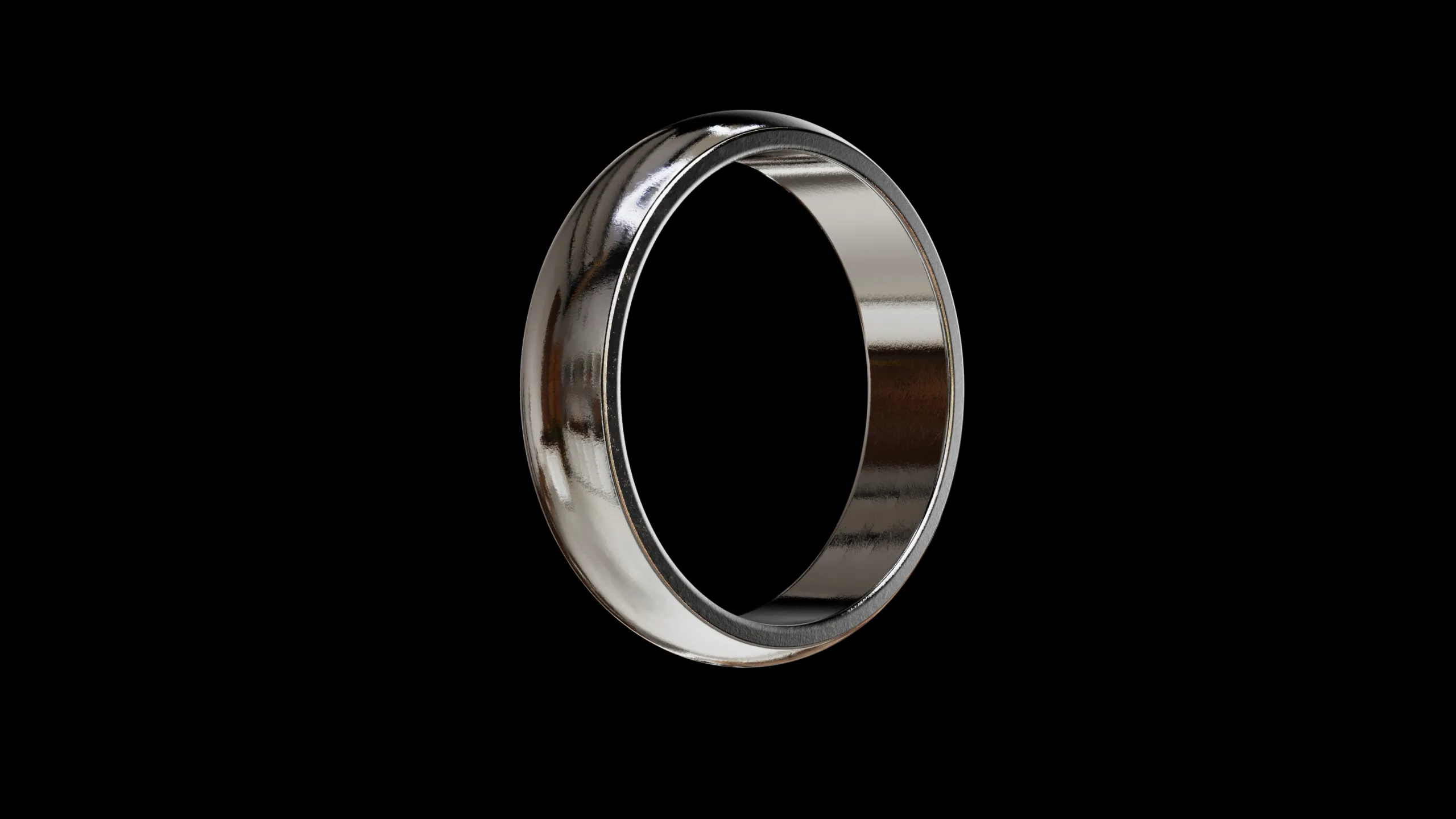 Solid classic wedding ring