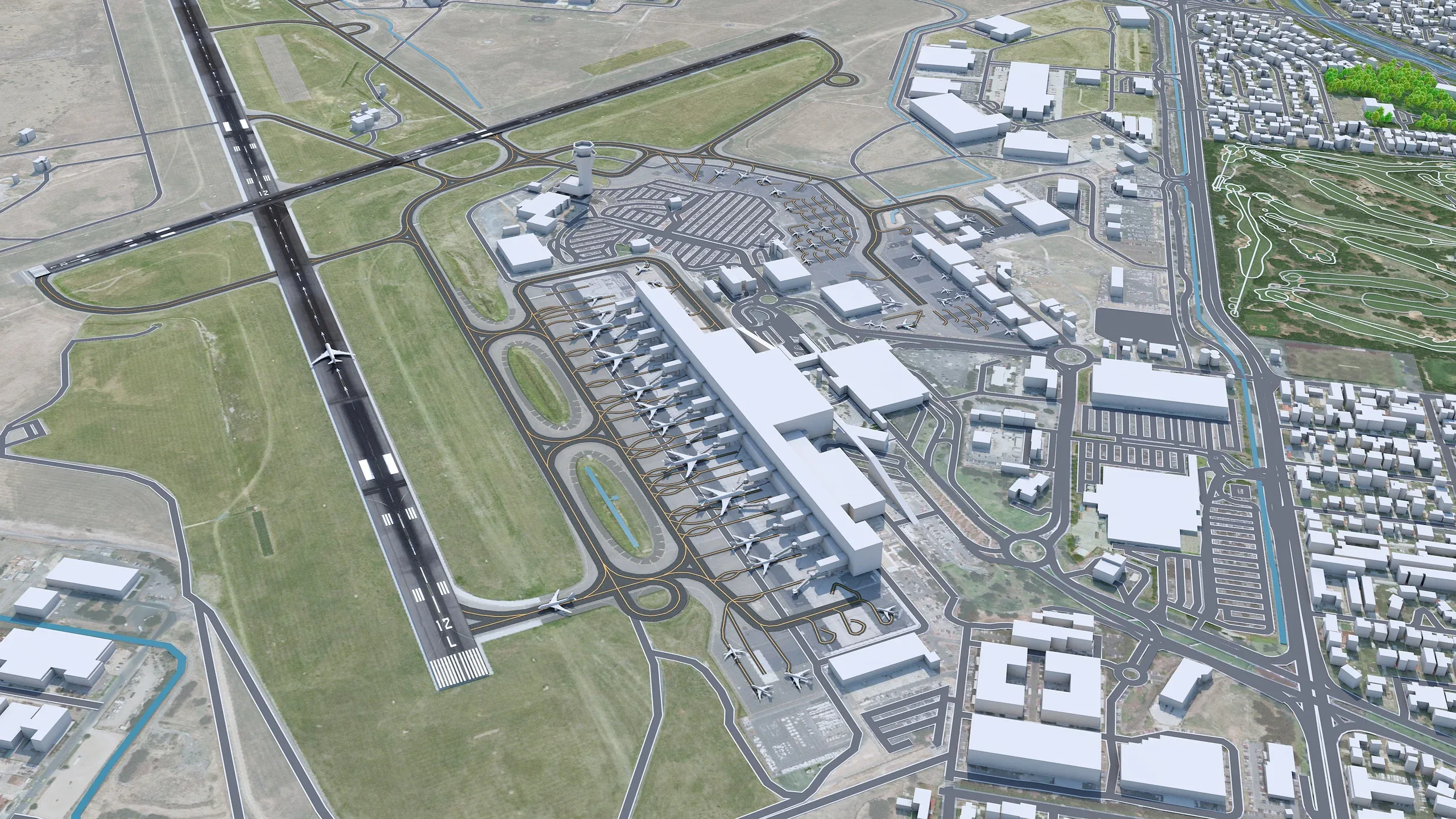 Adelaide Airport FlippedNormals