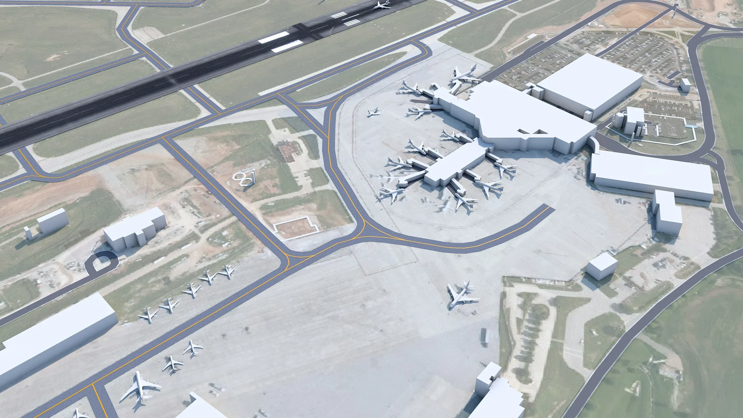 Blue Grass Airport Lexington FlippedNormals