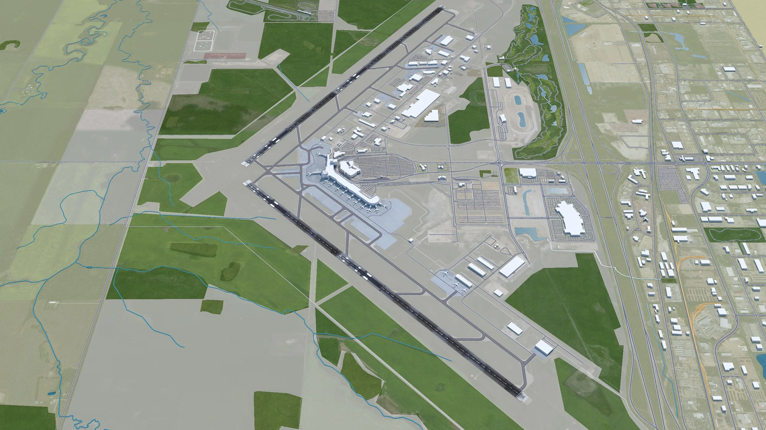 Edmonton Airport FlippedNormals