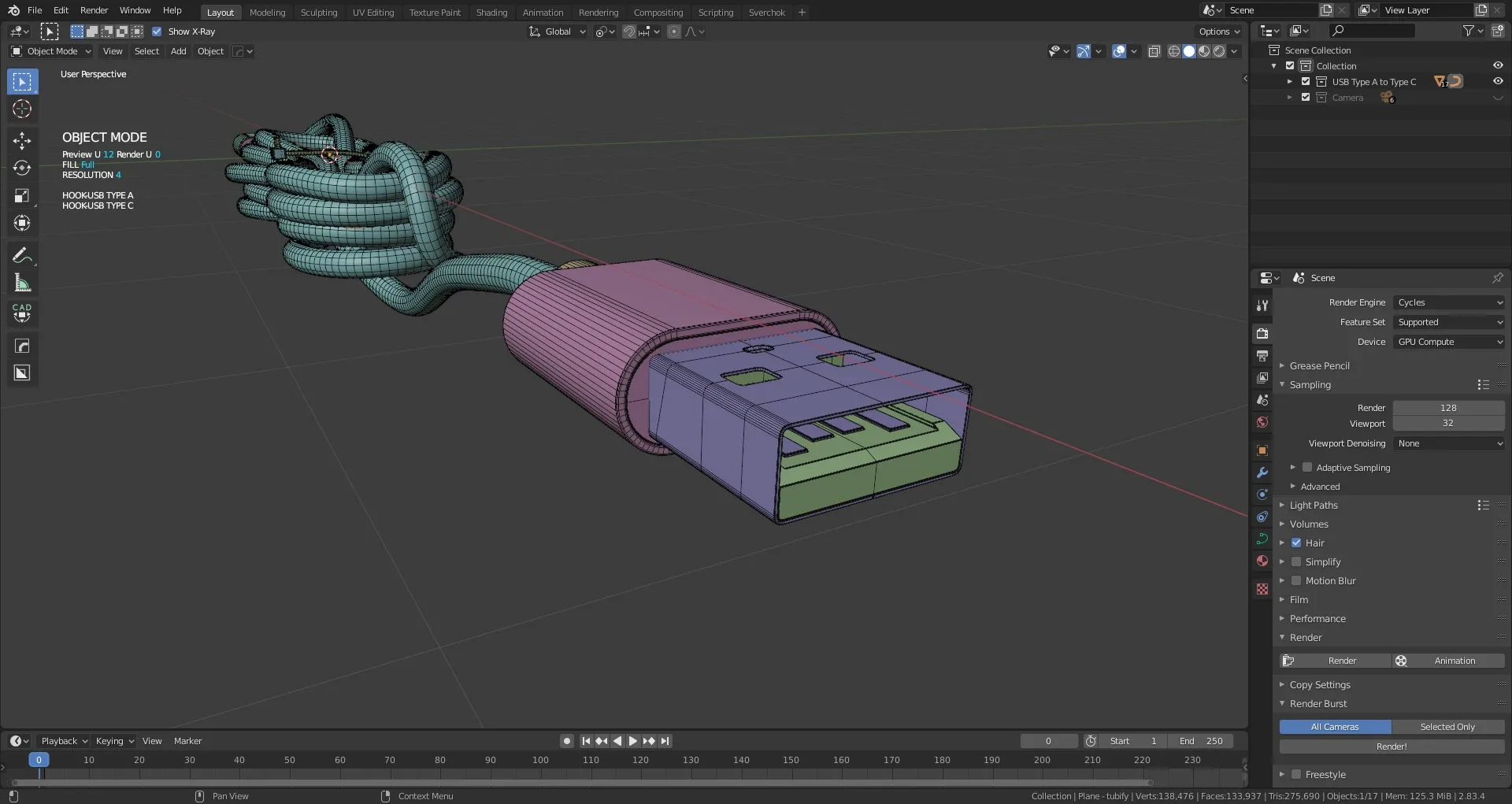 Usb Type A to Type C