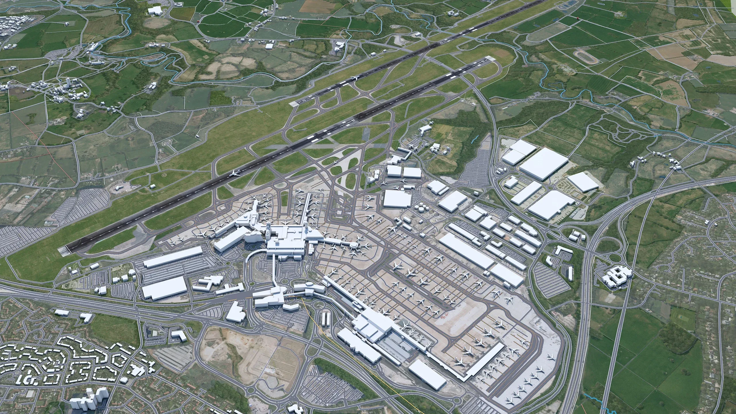 Manchester Airport UK - FlippedNormals