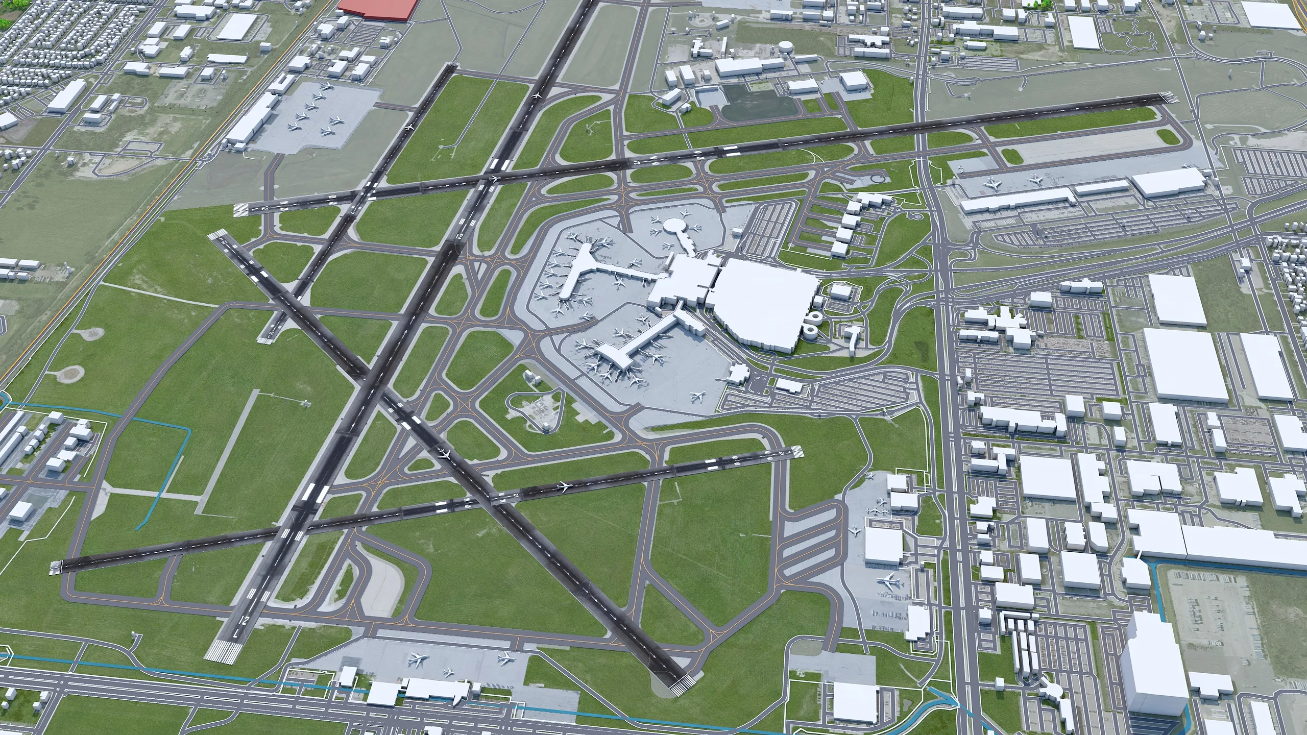 Milwaukee Mitchell Airport FlippedNormals