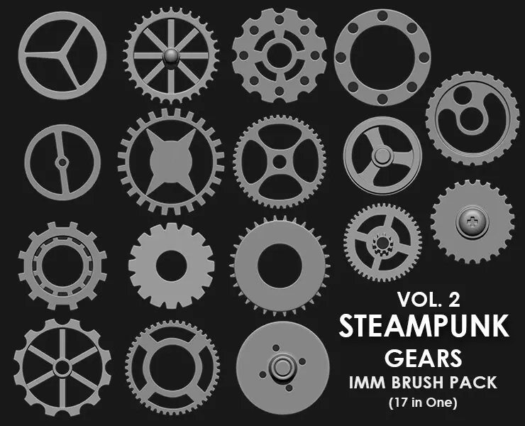 Hardsurface Environment Megapack Imm Brushes (409 All in One)