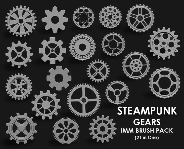 Hardsurface Environment Megapack Imm Brushes (409 All in One)