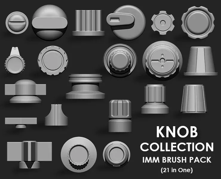 Hardsurface Environment Megapack Imm Brushes (409 All in One)