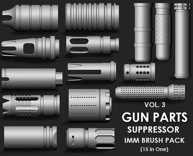 Hardsurface Environment Megapack Imm Brushes (409 All in One)