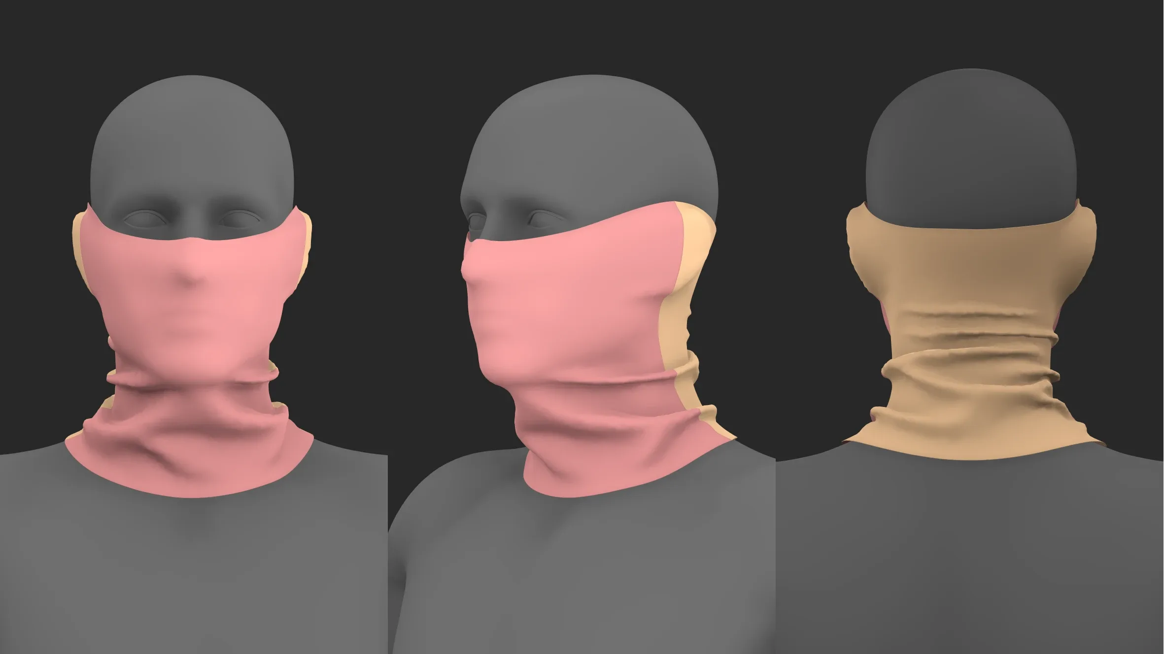 Basic scarves pack. Marvelous / CLO 3D / zprj obj fbx