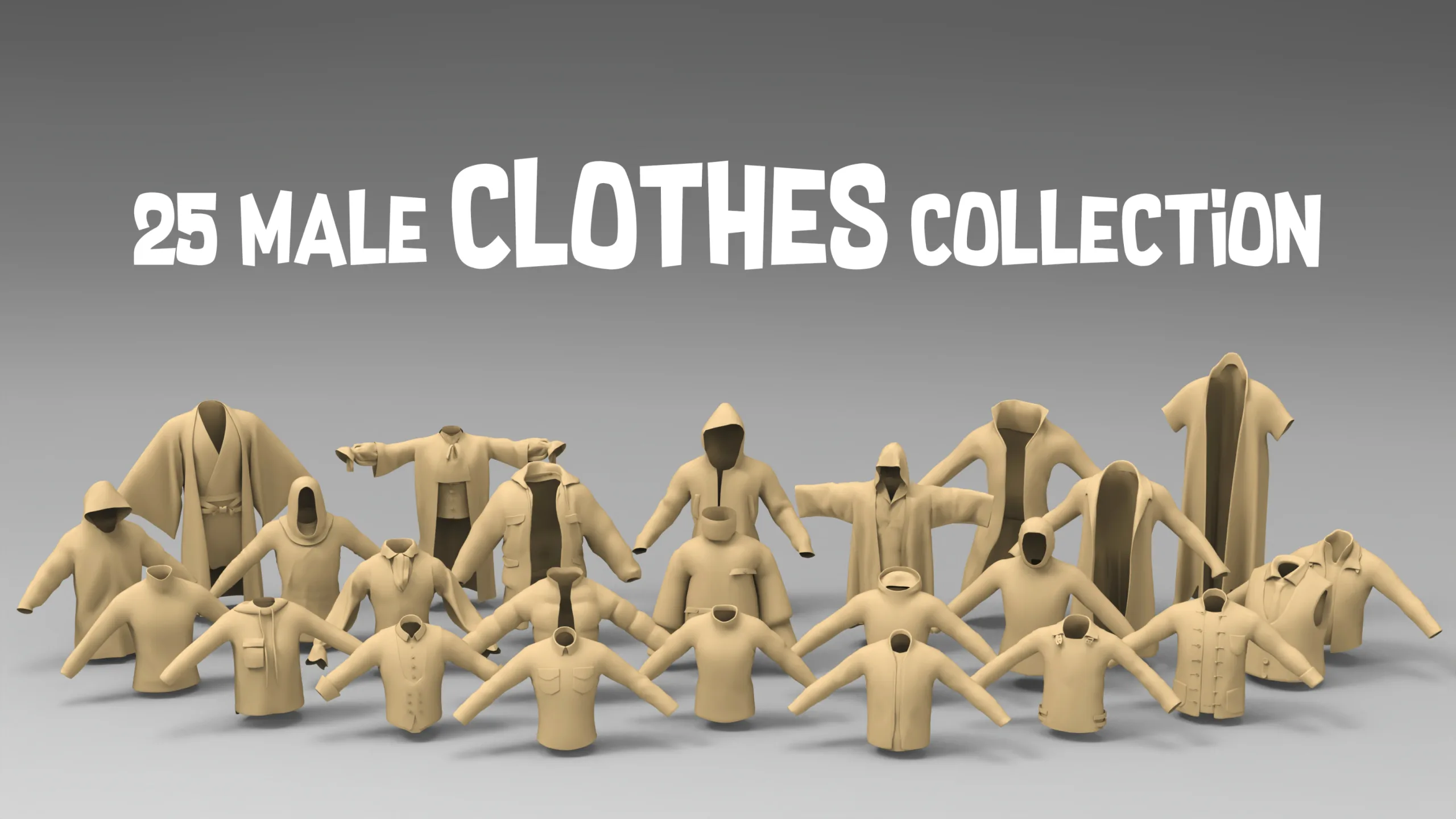 25 male clothes collection