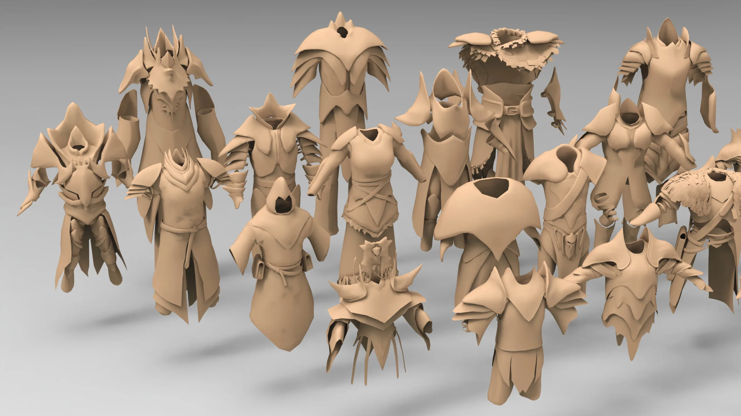 25 basemesh armor collection 3