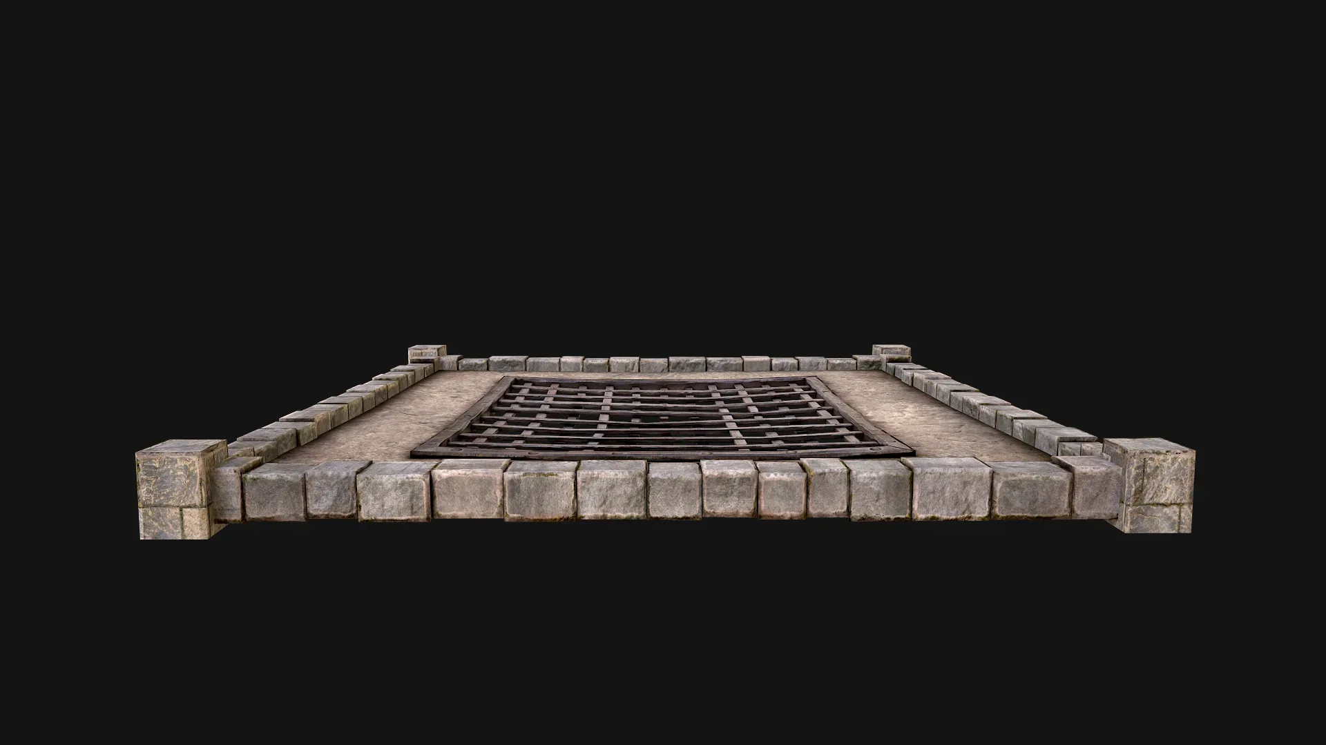 Castle Medieval Prison Roof Set