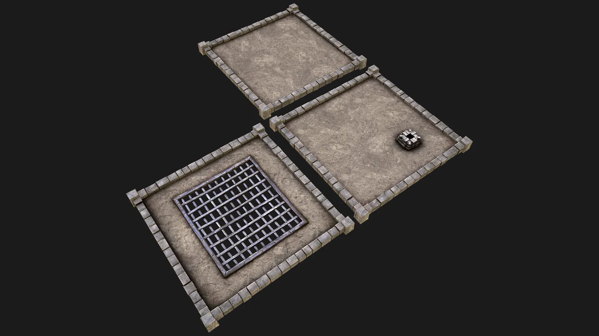 Castle Medieval Prison Roof Set